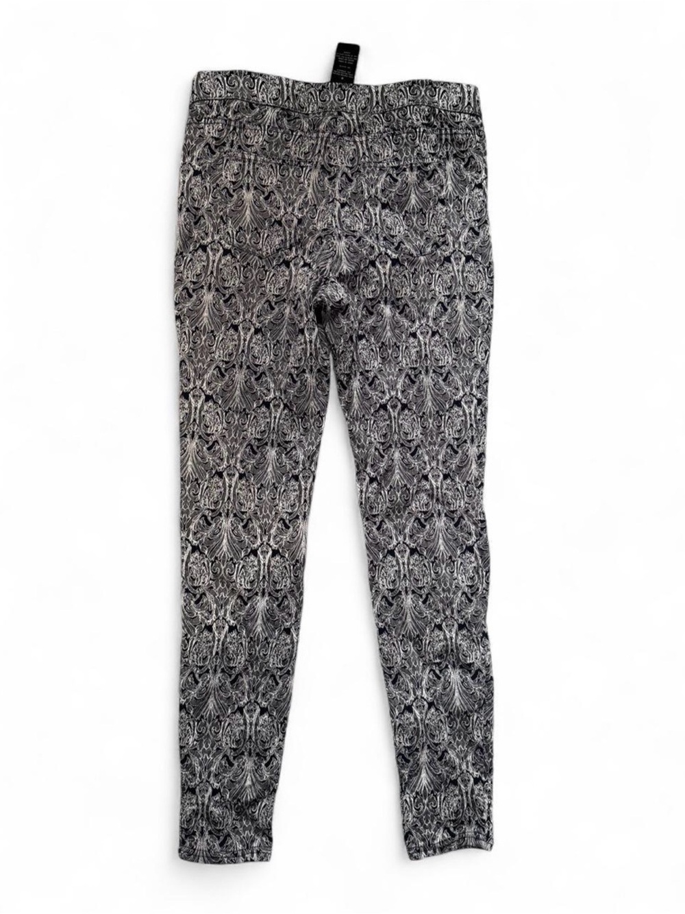Zac & Rachel Black and White Patterned Women's Leggings